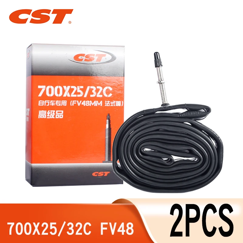 700 X 25/28c 80mm Presta Valvola Tubi Interni Bici 25c 26c 27c - Foto 2