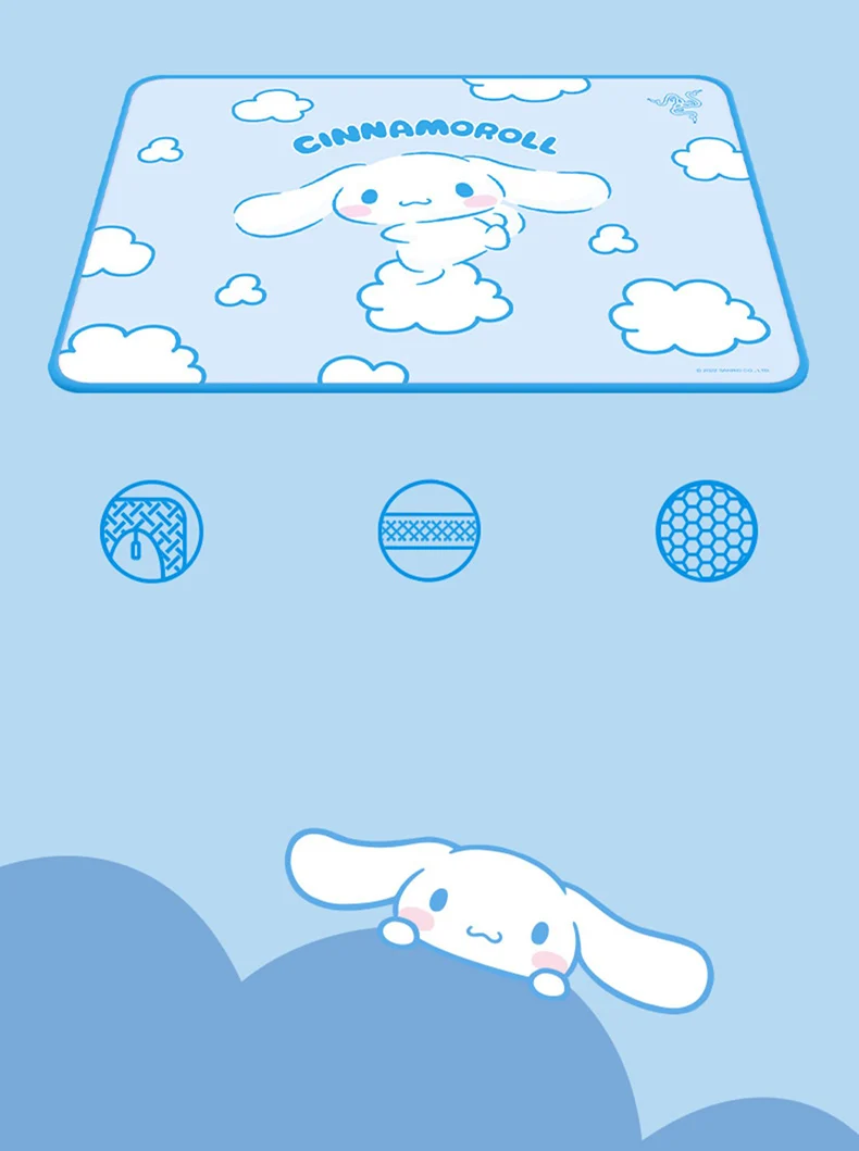 Mouse e Mousepad RAZER x Sanrio Cinnamoroll [Edição Limitada] - ROLKO tech