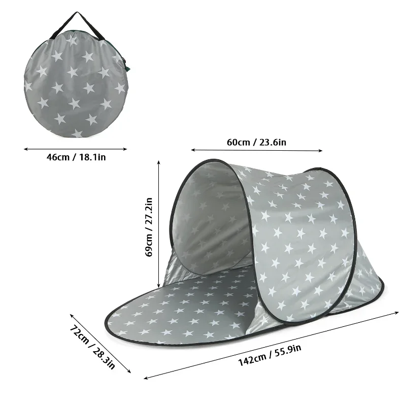 Summer Sun-proof Beach Tent Outdoor Camping Picnic Portable Folding Anti-ultraviolet Outdoor Products