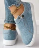Sneakers Women Snap Button Round Toe Design Buckle Sneakers Ladies Breathable Sport Shoes Platform Vulcanized Shoes Zapatillas 5