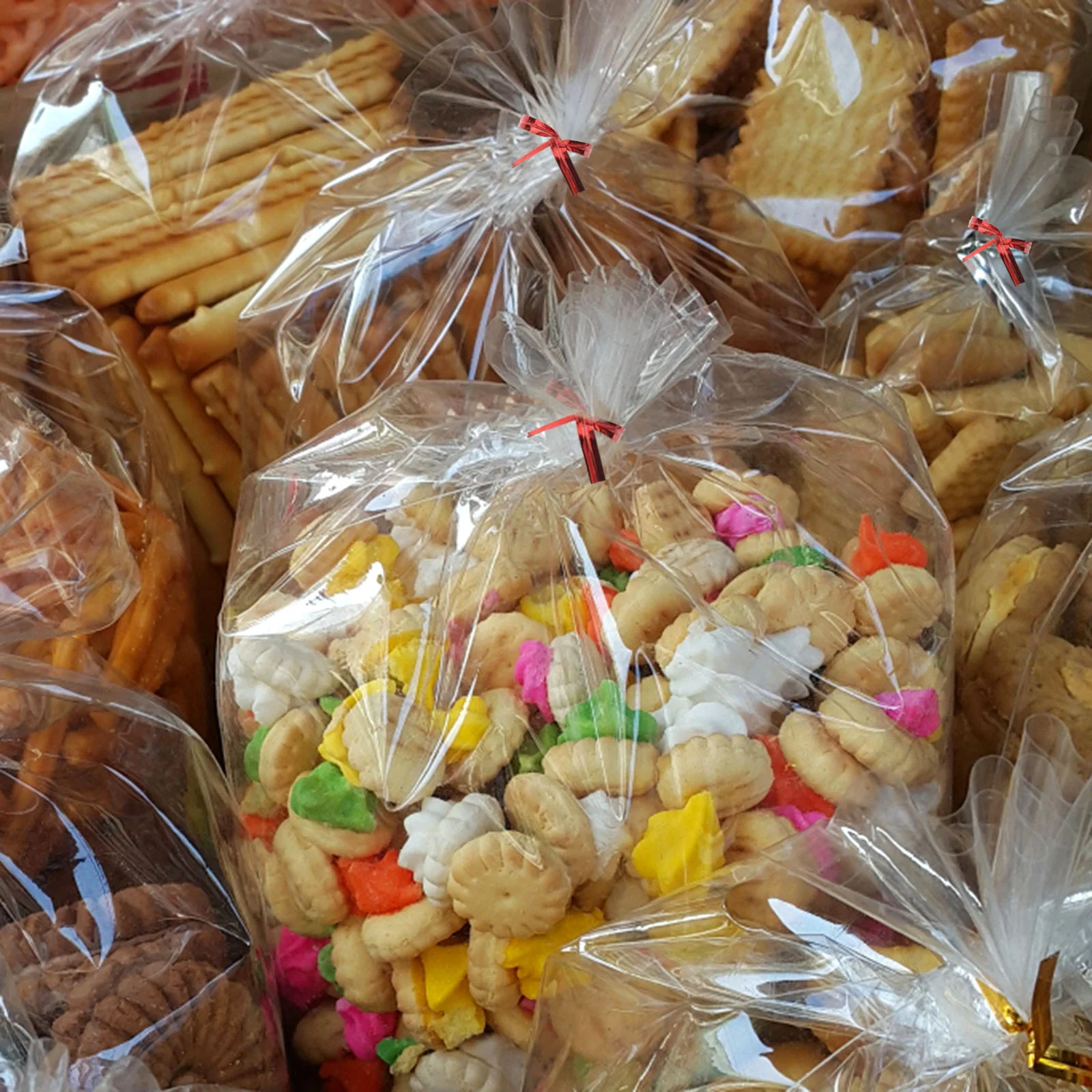 800pcs Metallic Ties for Candy Bread Bags Snack Party Supplies Plastic Iron Wire Easy Tie Untie Gifts Packaging