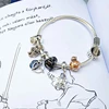 Hot Selling 925 Sterling Silver Flower Charm Pendant Suitable for 925 Sterling Silver Bracelet DIY Matching Birthday Gift 6
