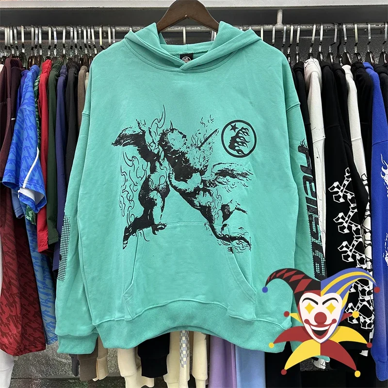 

Толстовка с капюшоном для мужчин и женщин Green Angel Hellstar