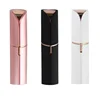 Portable Mini Lipstick Shape Electric Epilator USB Charging Painless Women Shaver Trimmer Body Face Bikini Underarm Hair Removal 3