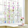1Pc Galaxy Stars Moon Crystal Hanging Sun Light Catcher For Outdoor Garden Home Bedroom 1