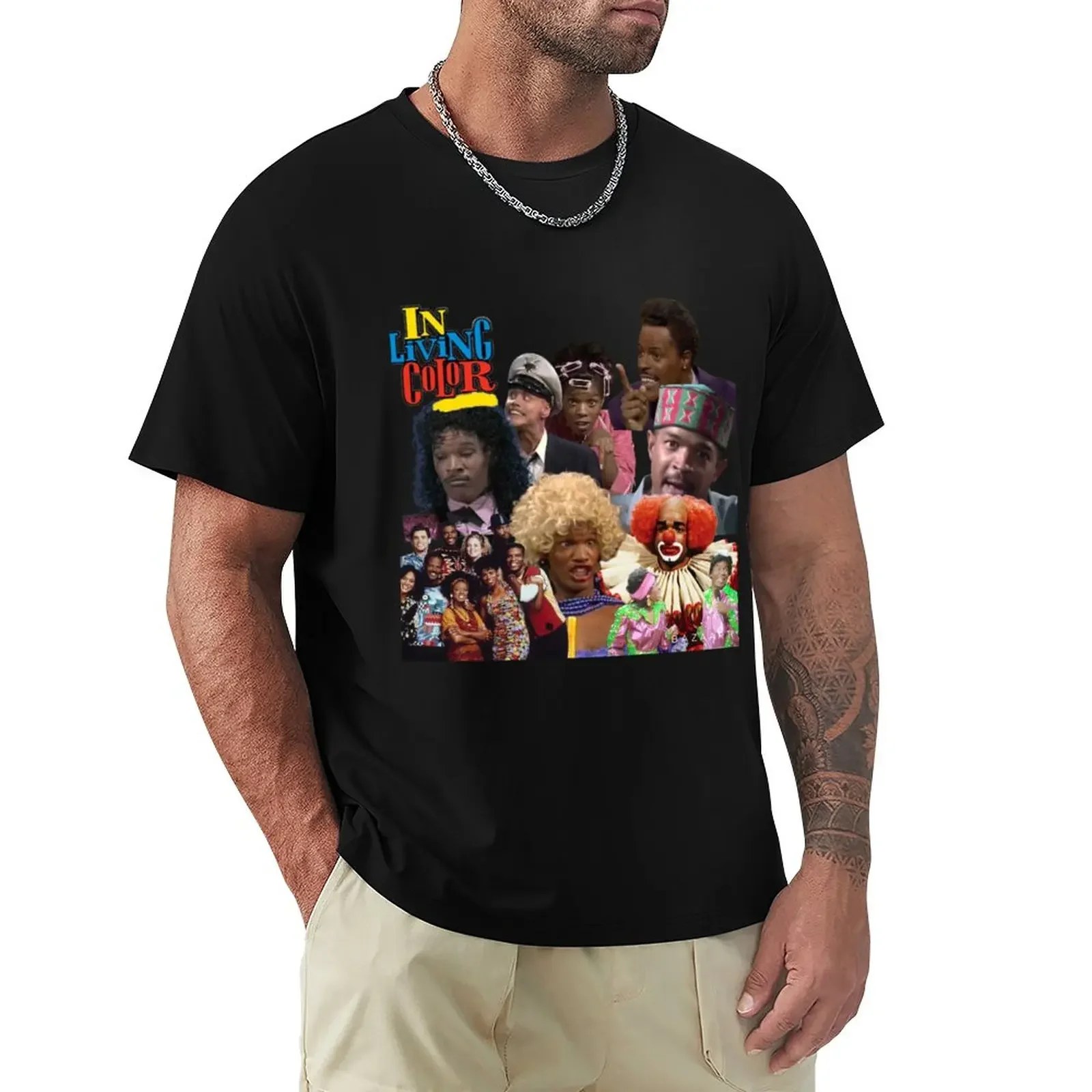

In Living Color T-Shirt plus sizes graphics funnys mens vintage t shirts