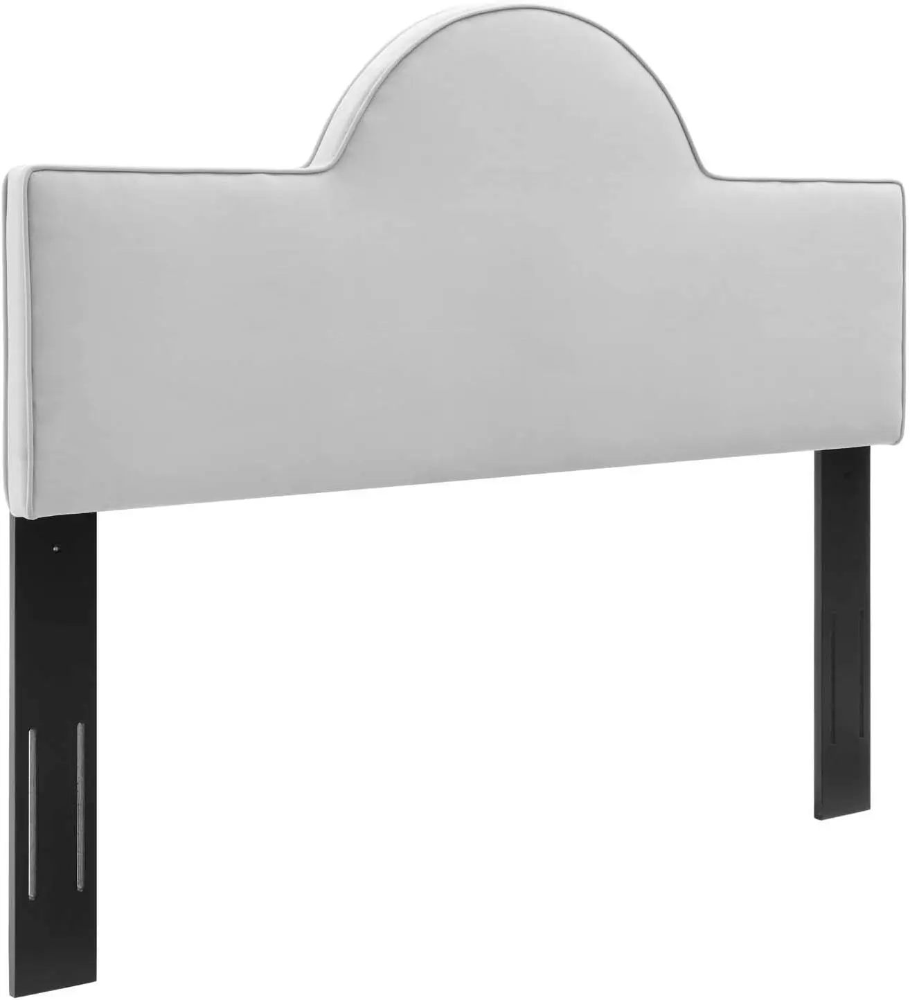 MOD-6304-LGR Dawn King/California King Performance Velvet Headboard, Light Gray