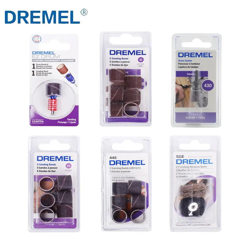 DREMEL2050 アクセサリー Dremel EZ Lock Sanding Band Mandrel Drum Mandrel Finishing