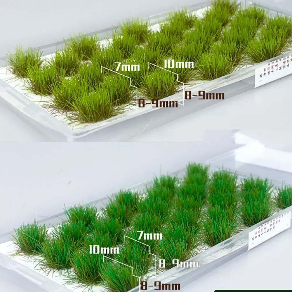 Mutlicolor Simulation Grass Nest Model Sand Scene DIY Material Realistic Grass Tuft Miniature Grass Bushes Plant Cluster Scenery - Image 6