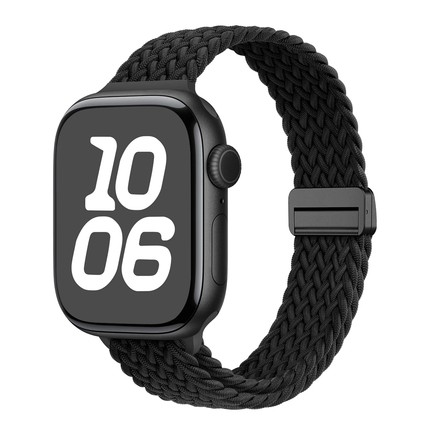 Women's Magnetic Nylon Elastic Braided Loop
