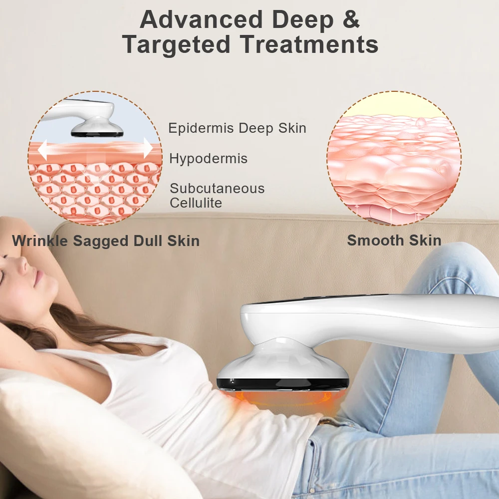 Electric Abdomen Massage Device Deep Tissue and Cellulite Remover Massager for Belly Legs Arms Body Sculpting Machine