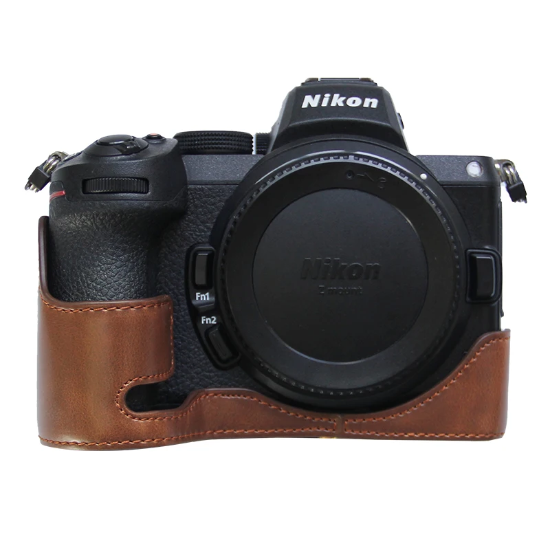Z5 z6ii z7ii z6 z7保護スリーブボックス,本革カメラ,牛革