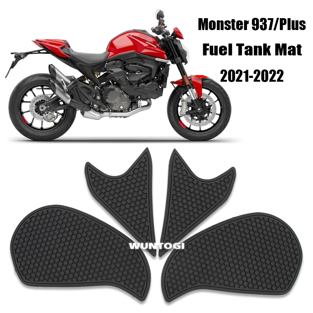 For Ducati Monster 937 Motorcycle Fuel Tank Pad Anti-Scratch MONSTER 937 Plus 2021-2022 Tank Protection Mat