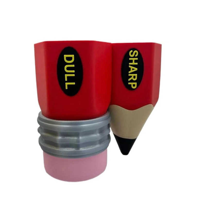 

Новый острый тусклый держатель для карандашей, милый органайзер для хранения карандашей, настольные аксессуары, красный