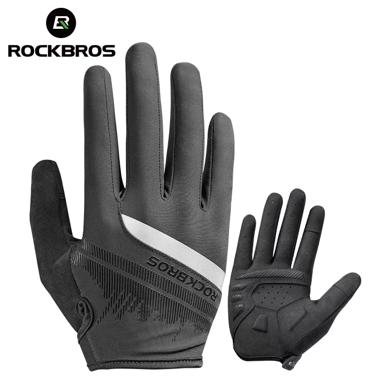 ROCKBROS Bicycle Gloves Men Women Spring Summer Autumn Sports Cycling Gloves Non-slip SBR Pad Shockproof MTB Road Bike Gloves