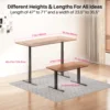 Redlife Electric Standing Desk Frame Stand Up Desk Height Adjustable Base Dual Motor w/ Memory Controller for Home & Office 3