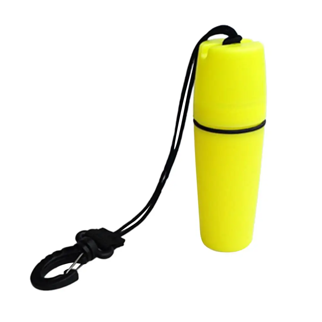 Waterproof diving storage box bottle with shape and hook for diving surfing