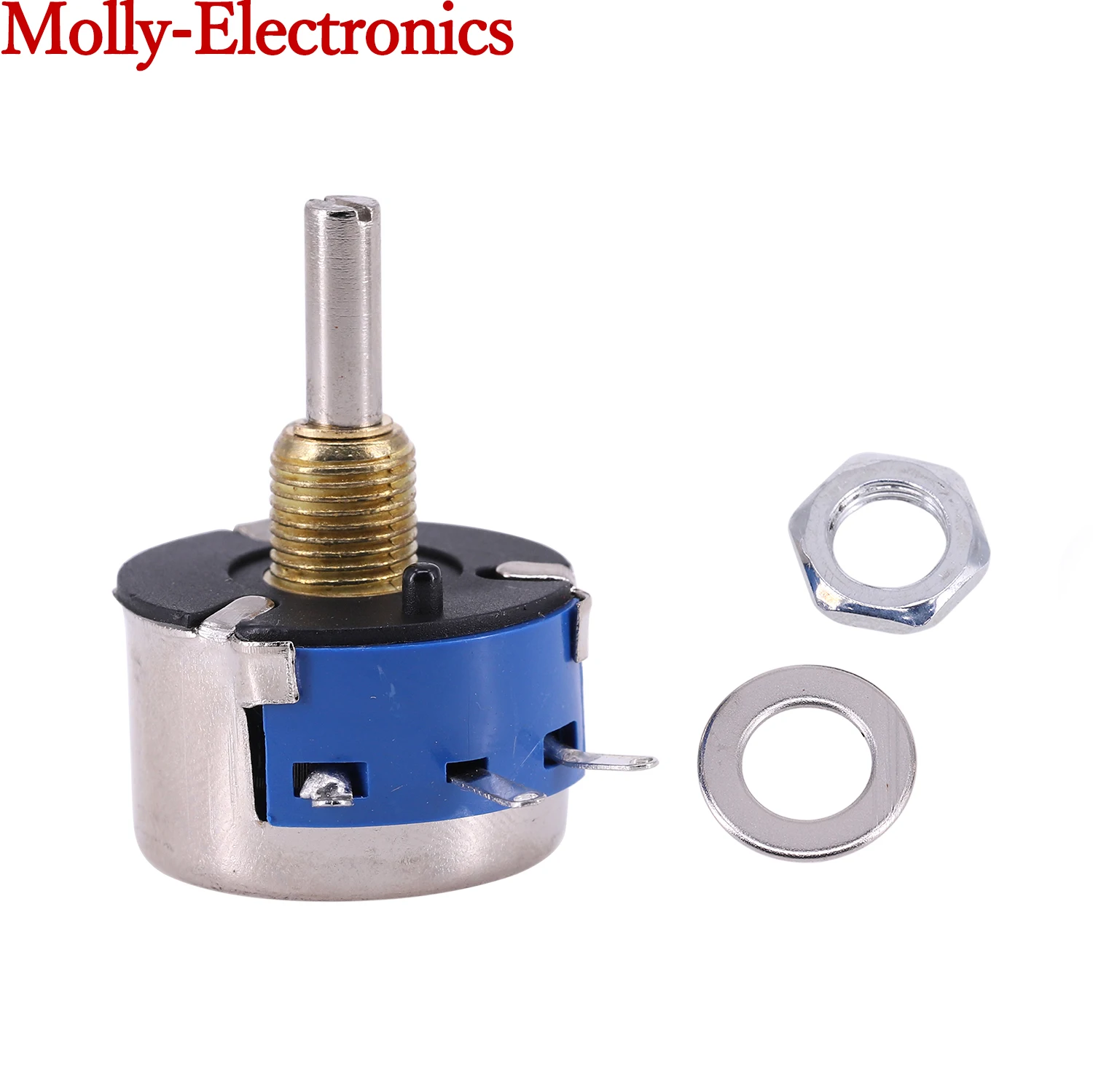 1PC Single-Turn Wirewound Potentionmeter WX14-12 3W 470Ohm 100Ohm 1K 2.2K 4.7K Balance Potentiometer