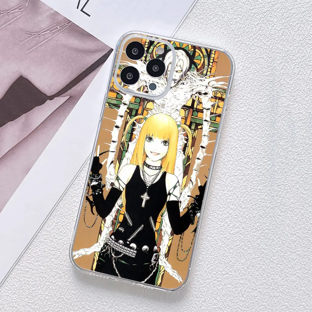 Ryuk Kira Rem Misa Death Note L Cover Phone Case