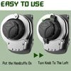 Universal Handcuff Case Open Top Secure Lock Retention & 60° Adjustable Clip Handcuffs Holster Handcuff Clip Case for 2inch Belt 5