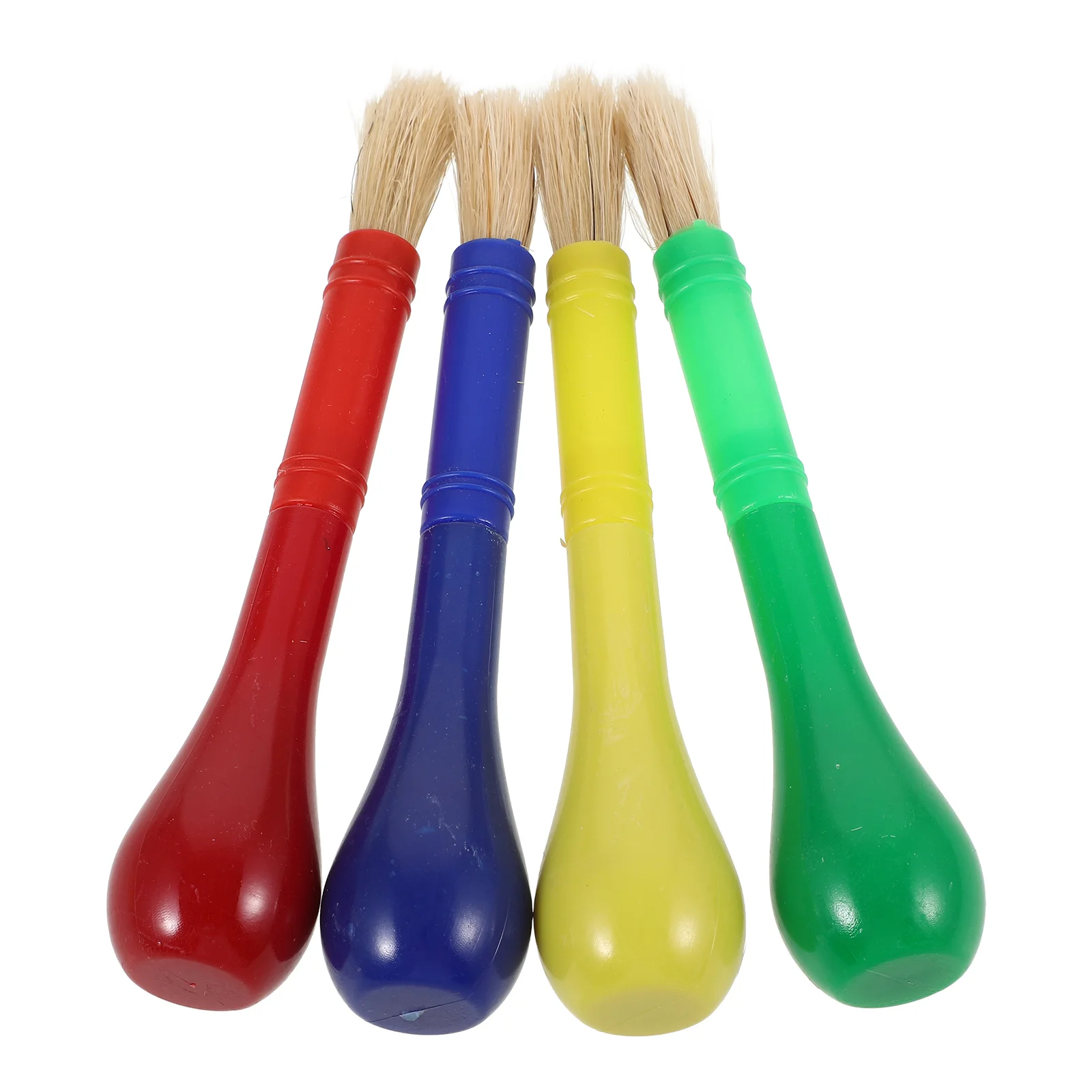 

4 Pcs Children's Drawing Pen Painting Brush Supplies Suite Kit for Pigment Fiber Plastic Tool Brushes