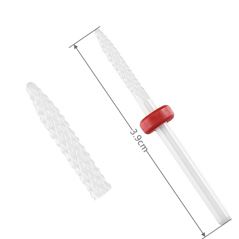 Nail Manicure Tools Ceramic Milling Cutter for Manicure Edge Treatment Nail Drill Bit Gel Polish