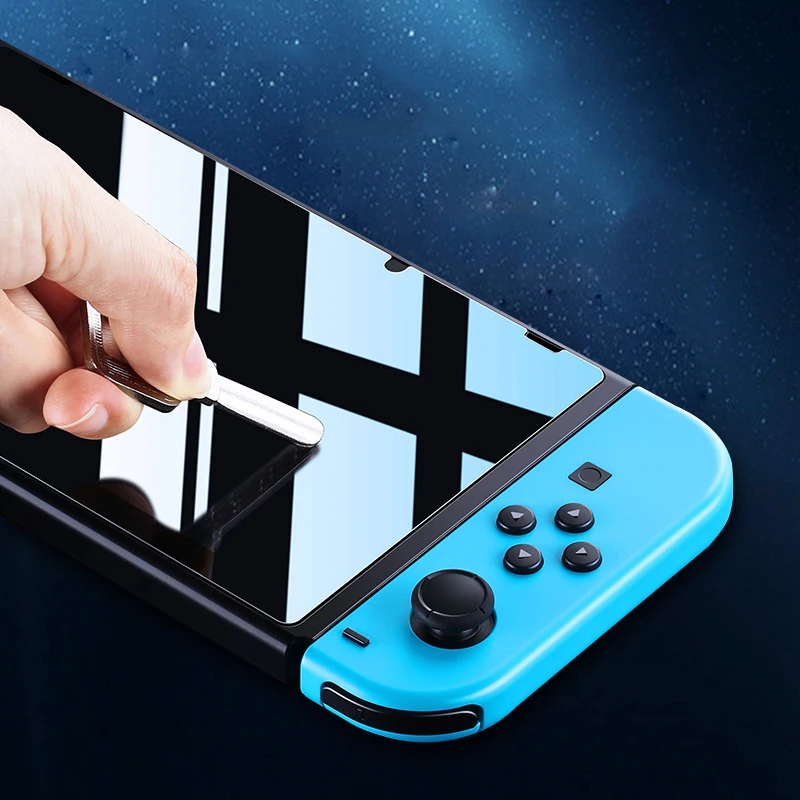 Matte Anti-Blue Frosted Tempered Glass Screen Protector for Handheld Gaming Console