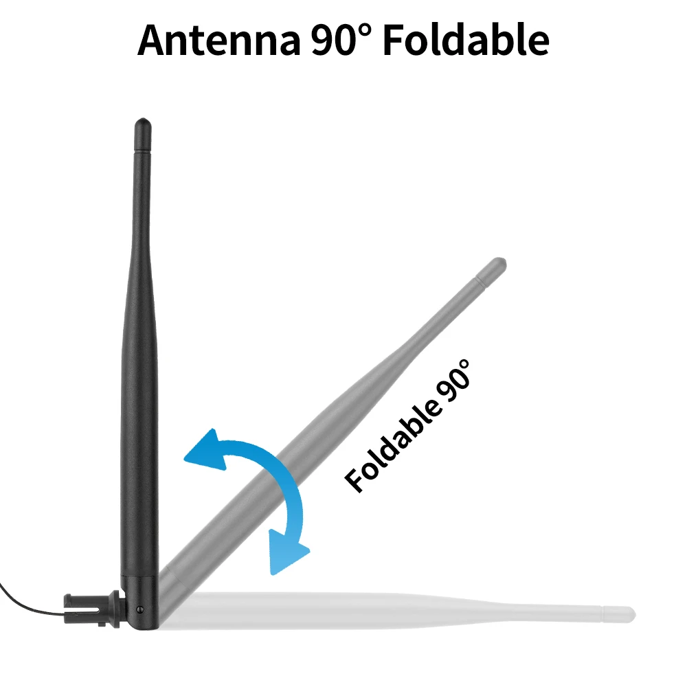 2.4GHz WiFi 안테나 6dBi I-P-E-X-1 커넥터 Pci Iot 카드 용 공중 2.4G 안테나 USB 무선 라우터 Wifi 증폭기