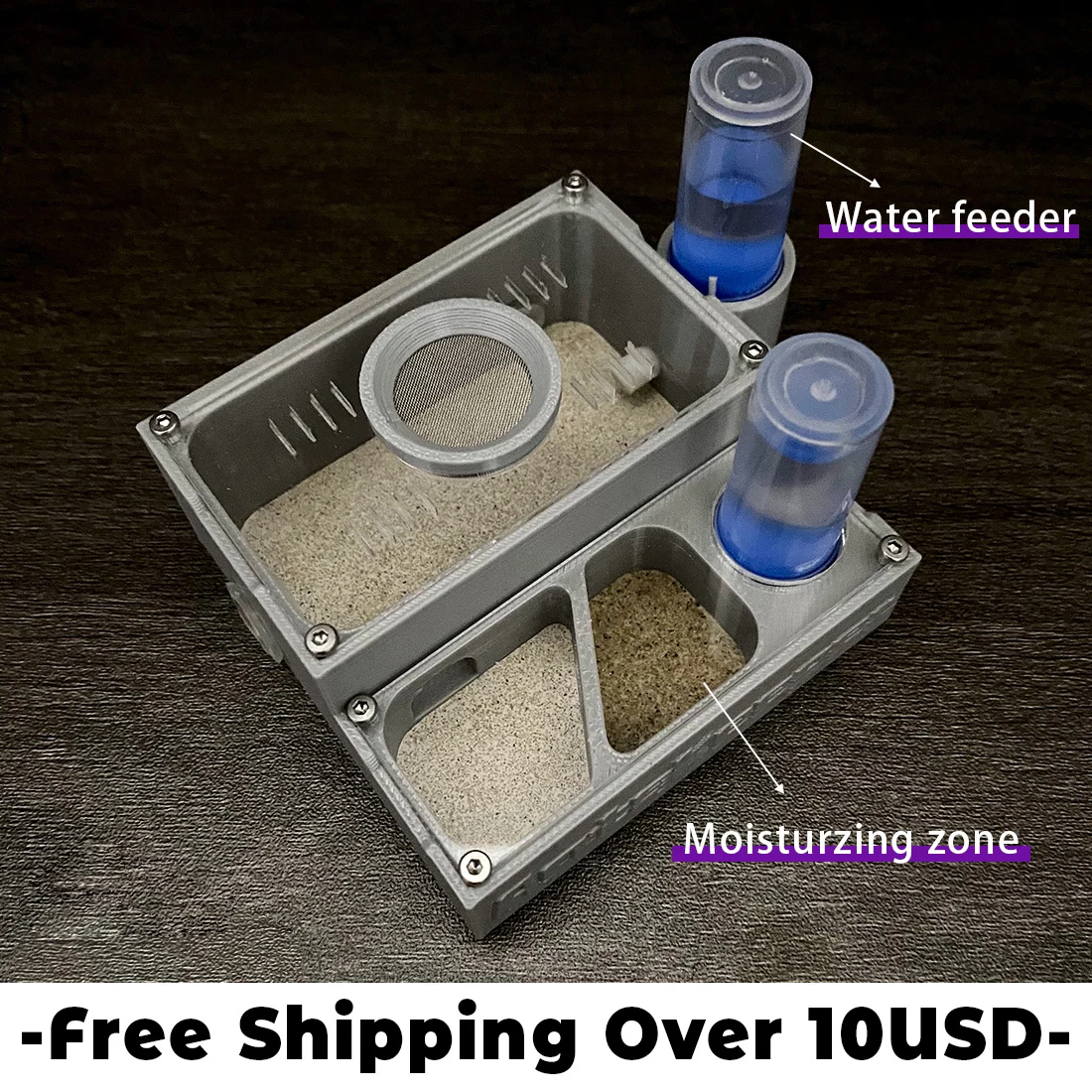 Ants Farm with Water Feeder for Ant Keeper New Queen and Small Ant Colony House Anthill Formicarium Nest ant farm