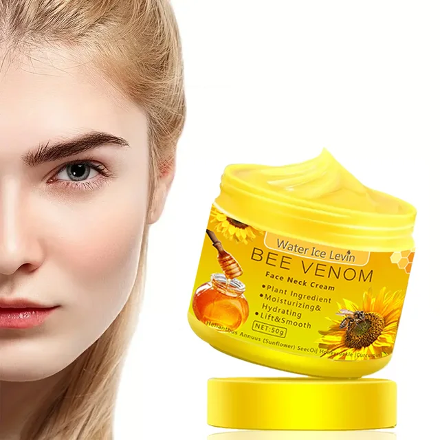 Bee Venom Neck Cream Moisturizing, Improving Sagging 4