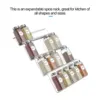 Spice Drawer Organizer Acrylic Spice Rack 4 Tier Spices Organizer For Kitchen Cabinets Herb And Spice Jars Adjustable Design 3