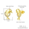 2024 New Stainless Steel Perforated Women Dolphin Earrings Light Luxury Fashion Girls Y2K Trendy Piercing Ear Studs Jewelry Gift 5