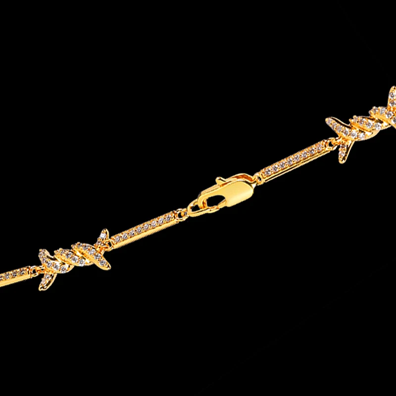 New Fashion Silver Gold Color  Jewelry Crystal Bracelet Popular Jewelry Shiny Crystal Bracelet Bangle for Women