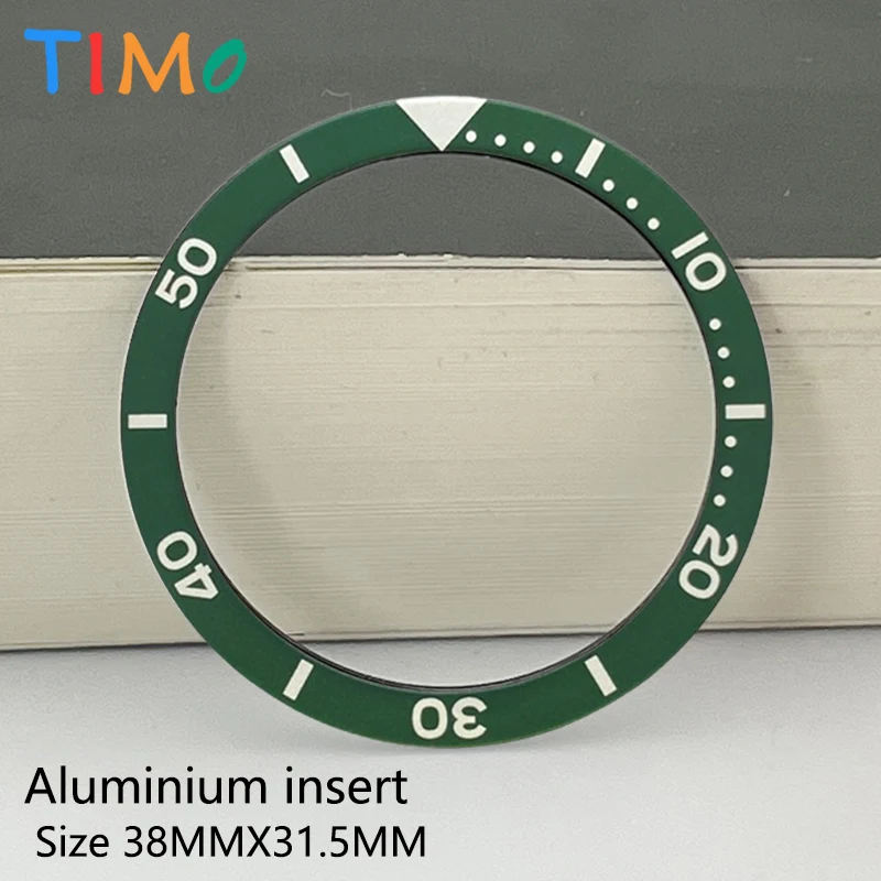Premium 38x31.5mm Aluminum Bezel Insert