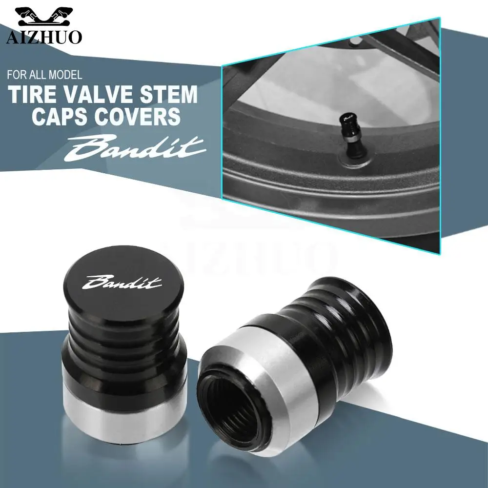 For Suzuki Bandit650S 2015 Motorcycles Accessories Wheel Tire Valve Stem Caps Airtight Covers Bandit650 650S Bandit 650 S