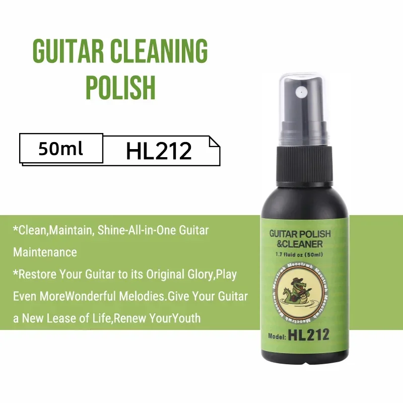 Guitar Cleaning All IN ONE Kit Fretboard Lemon Oil Polish String Cleaner String Winder Cleaning Maintenance