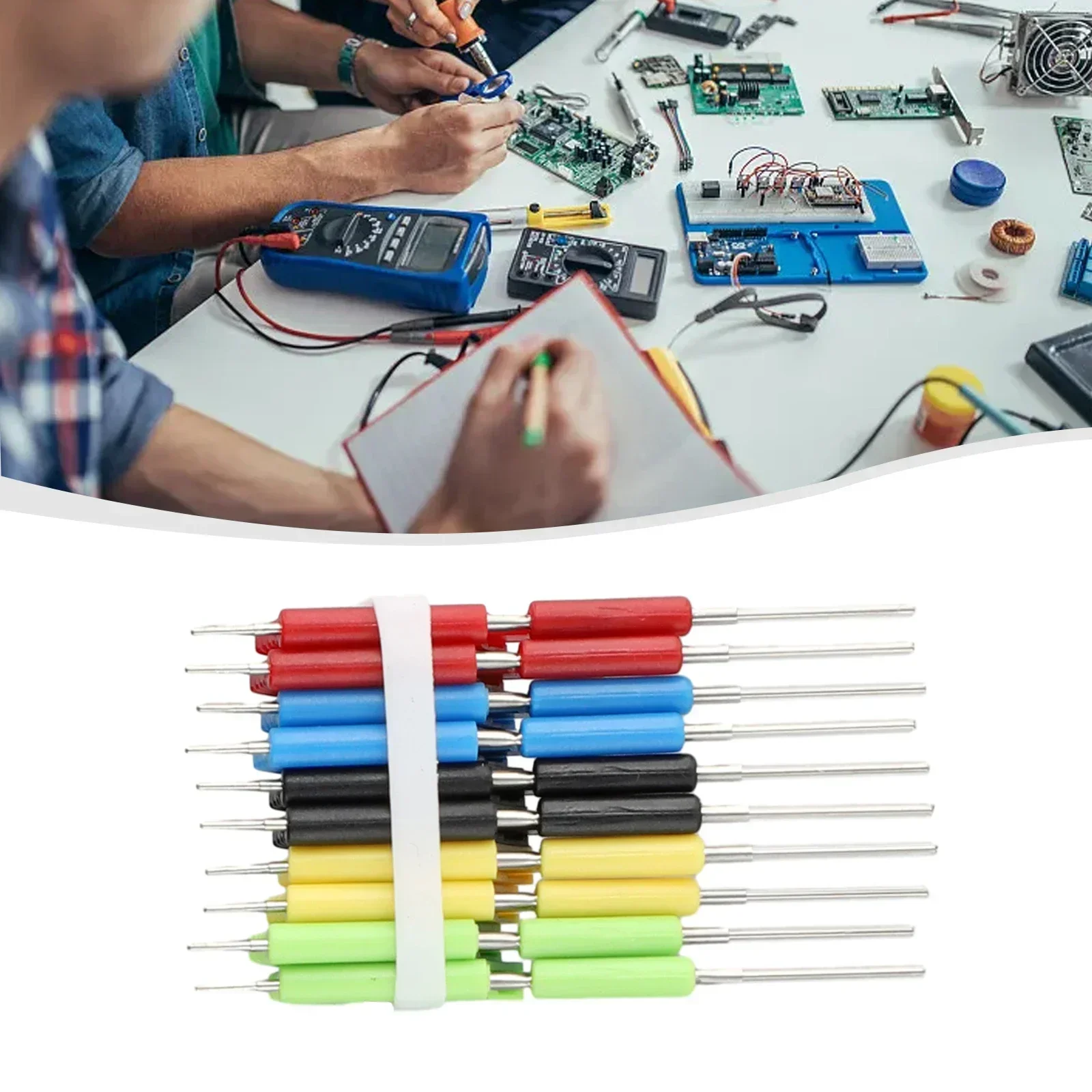 10Pcs SDK08 Test clip 40V gripper IC test hook clips electrical testing
