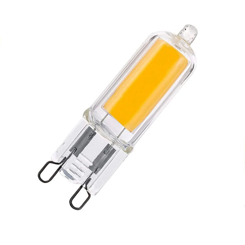 

2pcs Mini G9 COB Light Bulb 6W 9W Glass Bulb AC220V COB Spotlight Cold White/Warm White Lampada LED Chandelier For Home Lighting