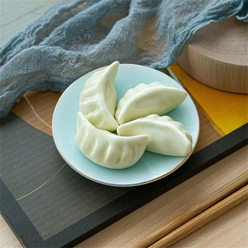 Ceramic Chopsticks Rack Chopstick Rest Tableware Dumpling Chopsticks Rack Spoon Rack Cute Chopsticks Holder Hotel Sets Dumplings