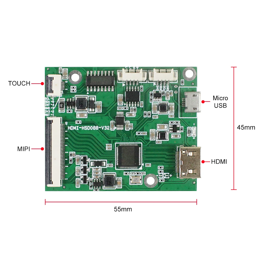 Ips Display Módulo Lcd para Carro Mipi Driver Board Tela de Barra Esticada 1920x480 Hsd088ipw1 Hsd088ipw1-a00 88 - Imagem 6