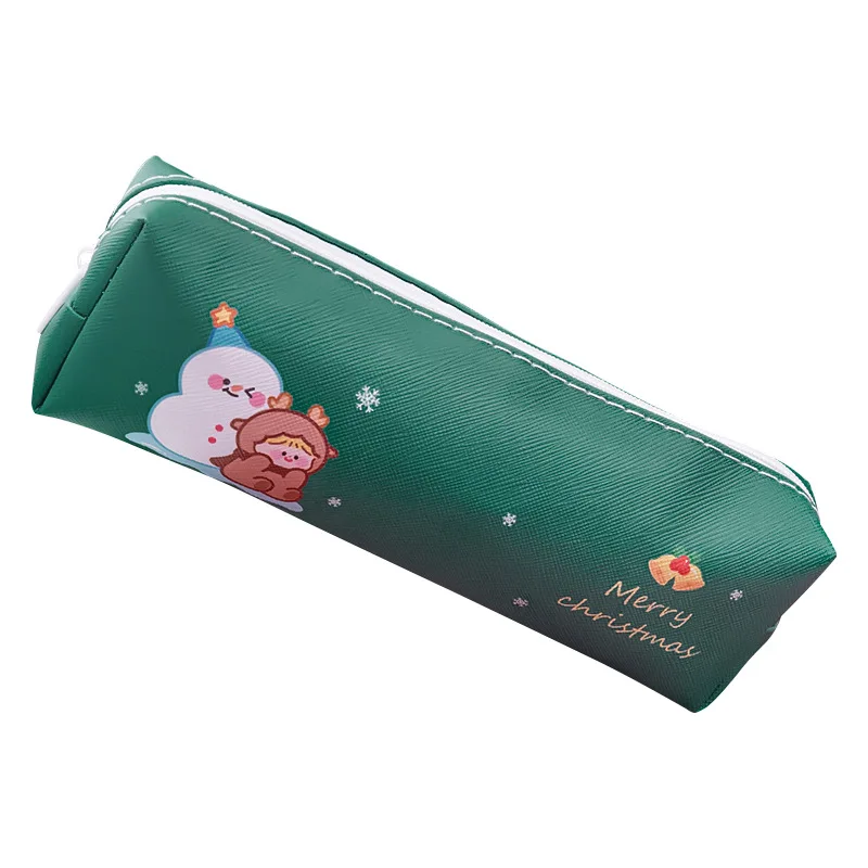 1pc Clear Pencil Case & 3pcs Random Sticker