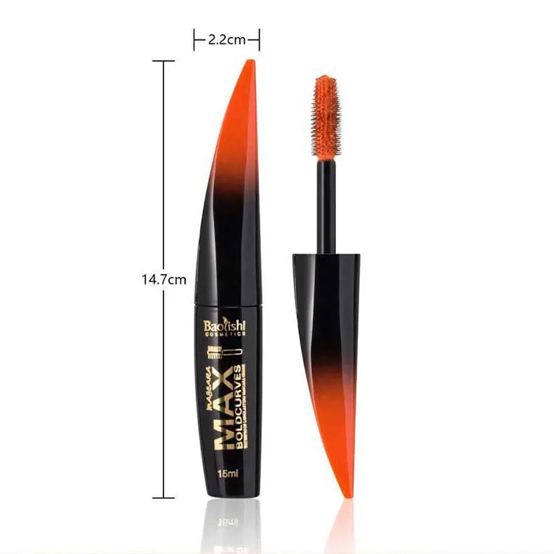 Waterproof Eye Black Mascara Extension Black Silk Fiber Eye Black Women's Cosmetics Waterproof