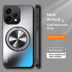 Luxury Acrylic 360° Rotating Stand Shockproof Phone Case for OPPO reno15 Pro mini (GRAY)