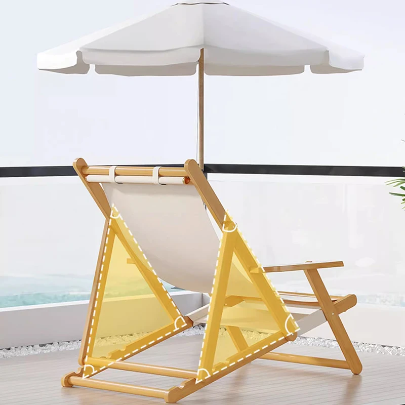 Chaise de lecture portable européenne, salon inclinable, design industriel, blanc, extérieur, hôtel, meubles nordiques