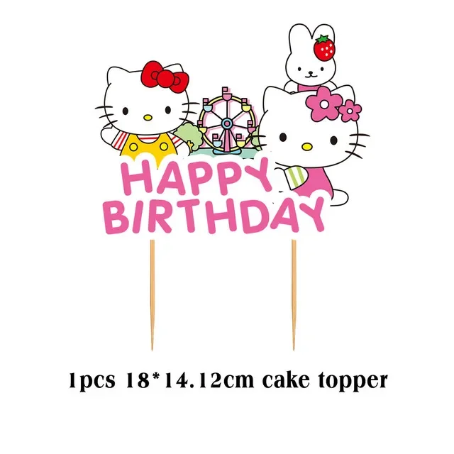 Cartoon Kitty Balloon Set 4