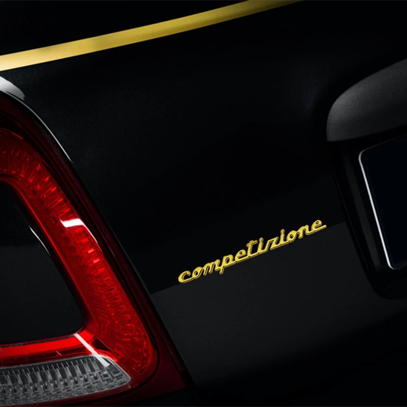 595 금속 엠블럼 자동차 스티커 배지 데칼 바디 트렁크 장식 Abarth Competizione Turismo 스파이더 695 팬더 피아트 500 스타일링
