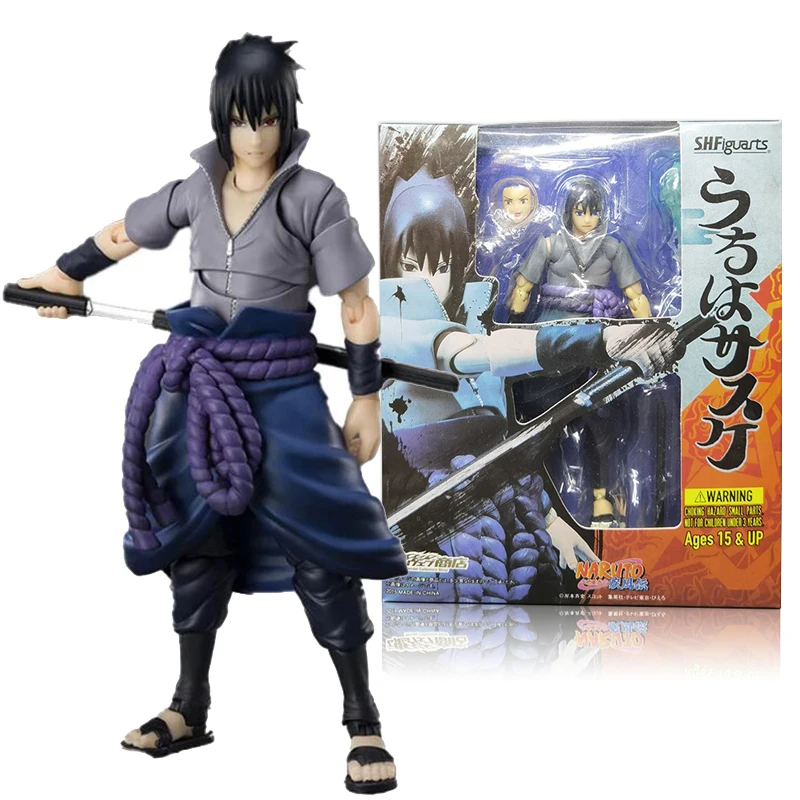 

Экшн-фигурки s.h. Figuarts Naruto Uchiha Sasuke S.H. Фигуртс Наруто, модель корабля, подвижные куклы, Детская Подарочная игрушка