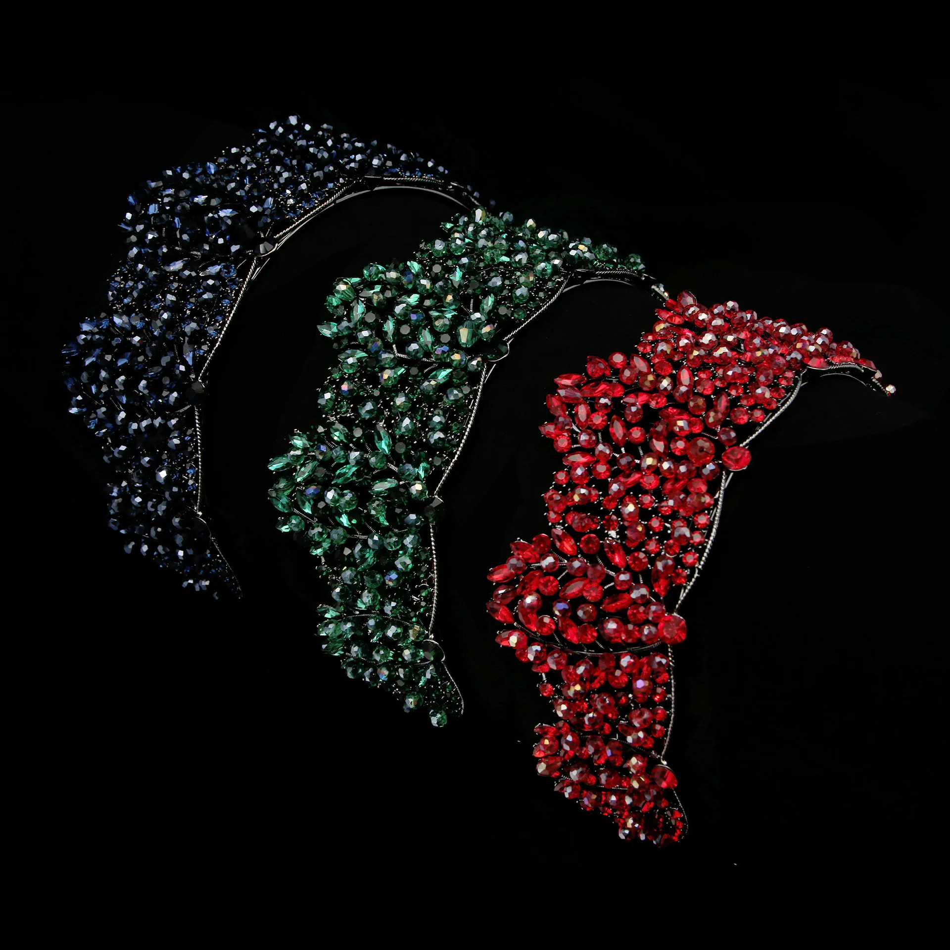 New Fashion Elegant Headwear Multicolor Alloy Wedding Headwear Crown Headwear Bridal Crown