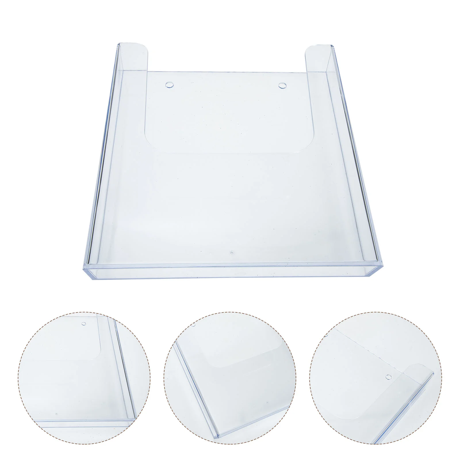 Acrylic Magazine Pockets Foldersletter Acrylic Wall File Holder