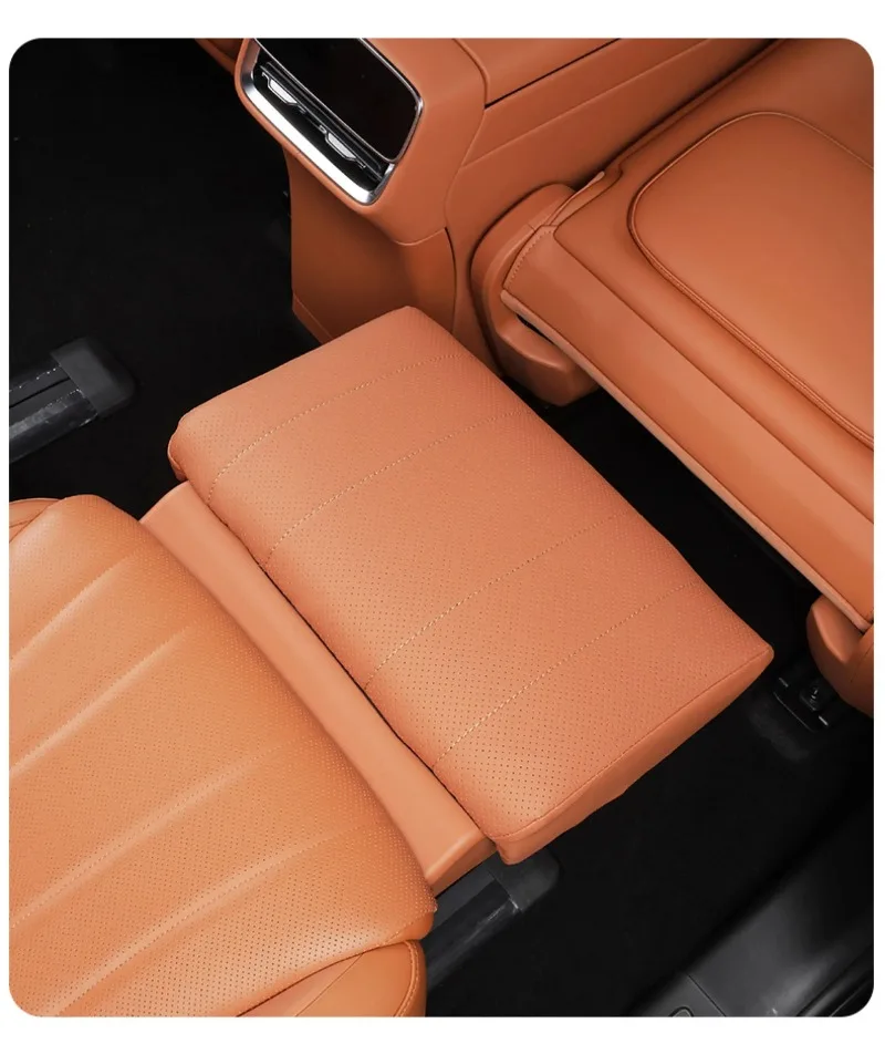 For AITO 8 M8 2025 Car Second Row Leg Support Protective Cover Scratch-Resistant Dirt-Resistant Leather Pad Interior Accessories detail image 7